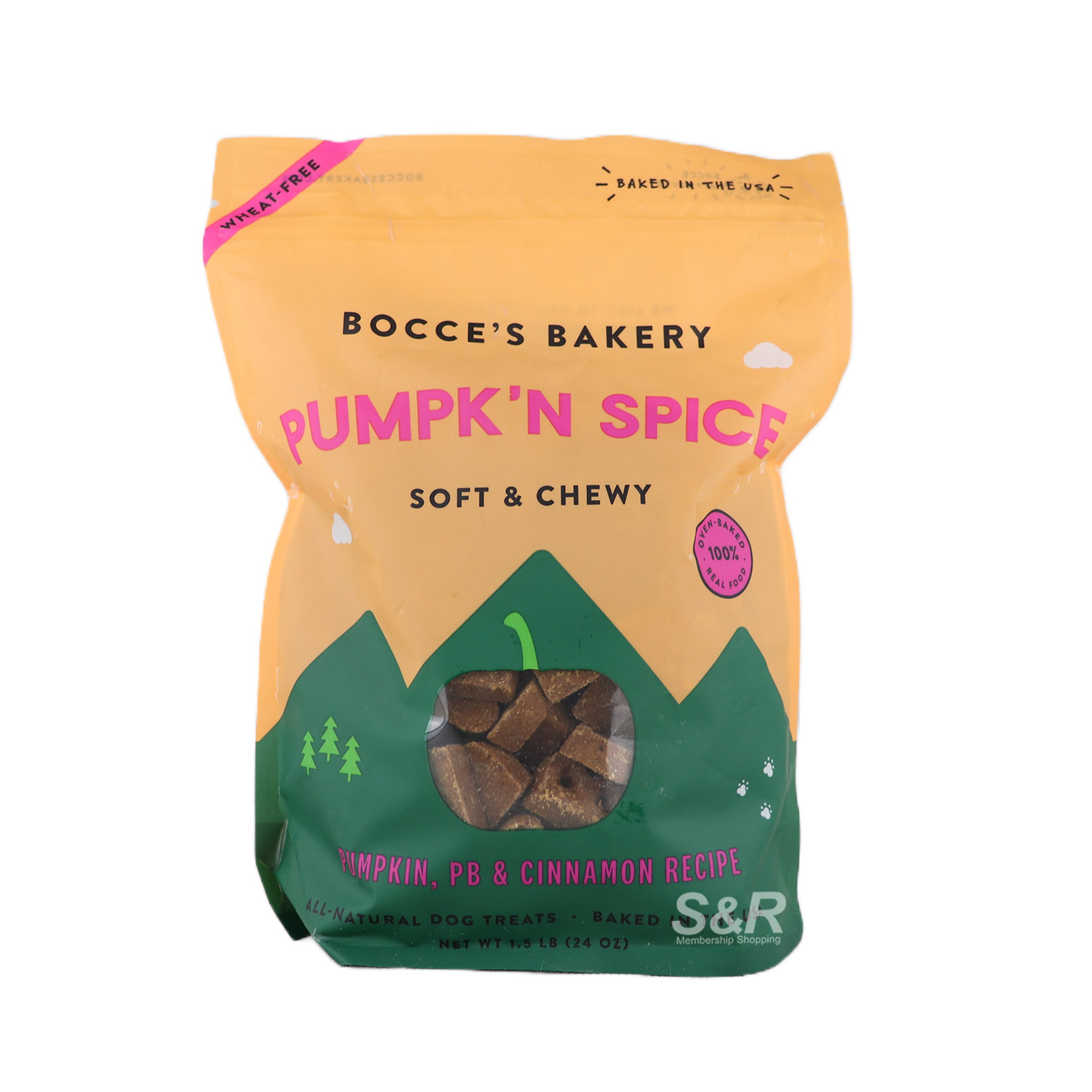Bocce's Bakery Pumpk'n Spice Dog Treats 680g